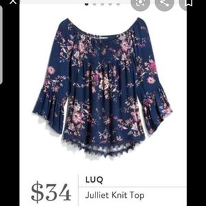 Luq Off the Shoulder Top Med SF